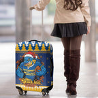 Parramatta Angry Eels Personalized Luggage Cover Christmas Rugby League Spirit - Aussie Hoodie