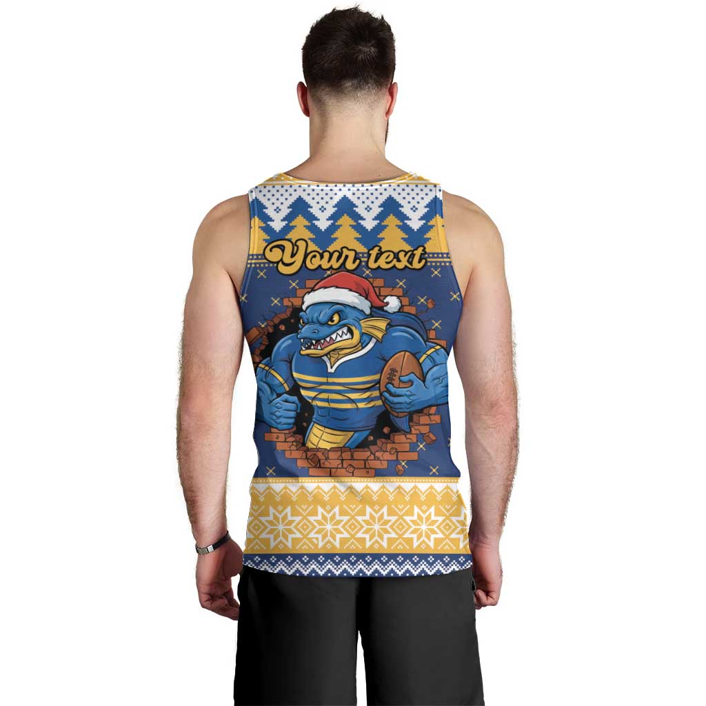 Parramatta Angry Eels Personalized Men Tank Top Christmas Rugby League Spirit - Aussie Hoodie