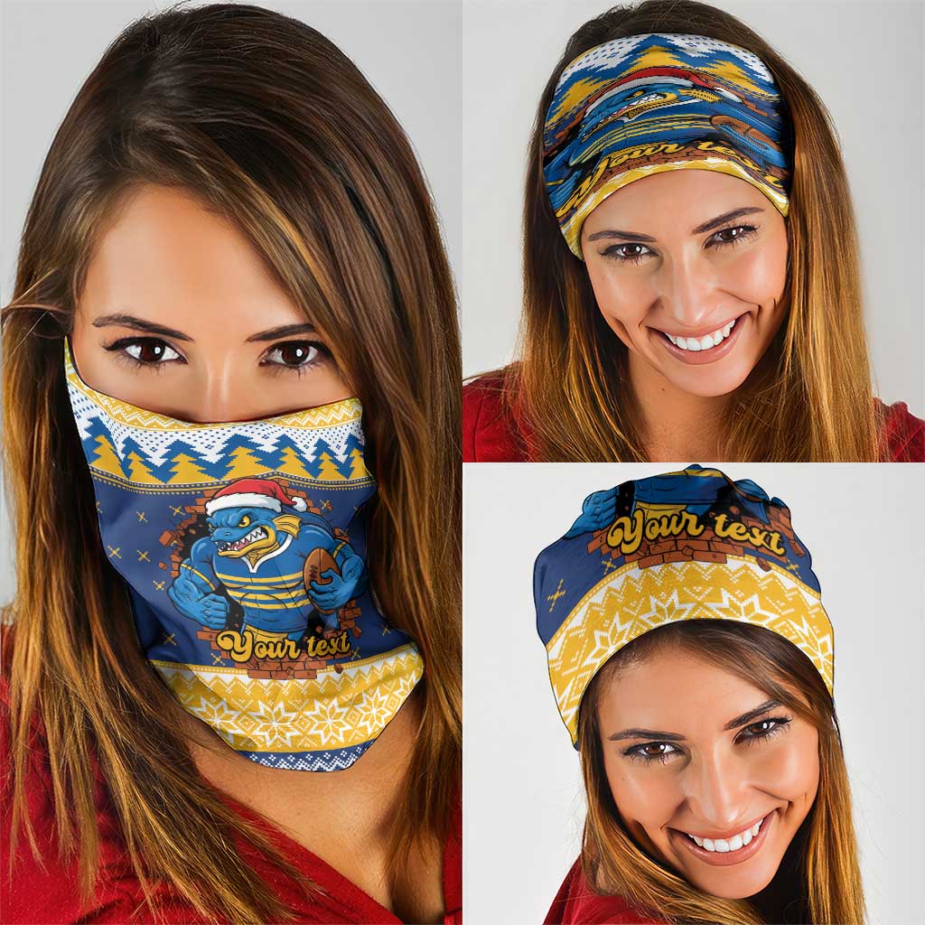 Parramatta Angry Eels Personalized Neck Gaiter Christmas Rugby League Spirit - Aussie Hoodie