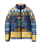 Parramatta Angry Eels Personalized Padded Jacket Christmas Rugby League Spirit - Aussie Hoodie