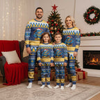 Parramatta Angry Eels Personalized Christmas Pajama Set Christmas Rugby League Spirit - Aussie Hoodie