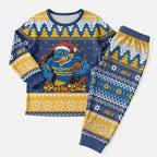 Parramatta Angry Eels Personalized Christmas Pajama Set Christmas Rugby League Spirit - Aussie Hoodie
