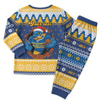 Parramatta Angry Eels Personalized Christmas Pajama Set Christmas Rugby League Spirit - Aussie Hoodie