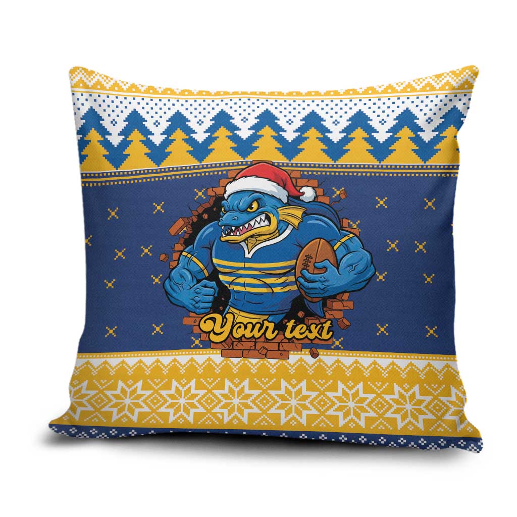 Parramatta Angry Eels Personalized Pillow Cover Christmas Rugby League Spirit - Aussie Hoodie