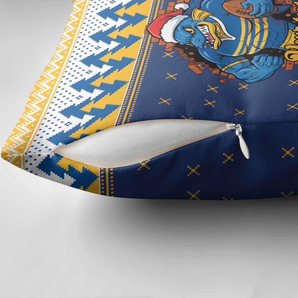 Parramatta Angry Eels Personalized Pillow Cover Christmas Rugby League Spirit - Aussie Hoodie