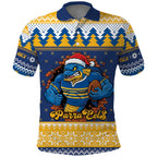 Parramatta Angry Eels Personalized Polo Shirt Christmas Rugby League Spirit - Aussie Hoodie
