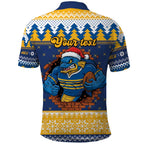 Parramatta Angry Eels Personalized Polo Shirt Christmas Rugby League Spirit - Aussie Hoodie
