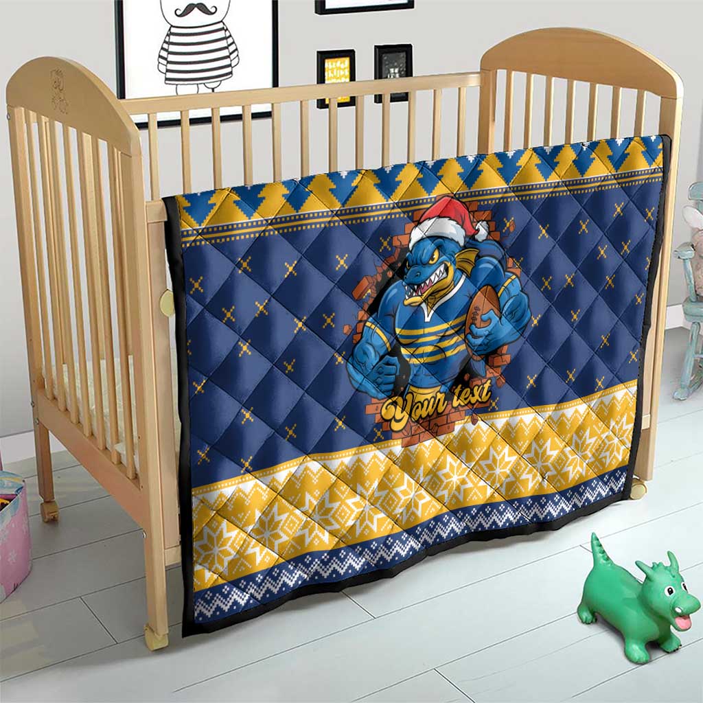 Parramatta Angry Eels Personalized Quilt Christmas Rugby League Spirit - Aussie Hoodie
