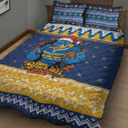 Parramatta Angry Eels Personalized Quilt Bed Set Christmas Rugby League Spirit - Aussie Hoodie