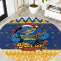 Parramatta Angry Eels Personalized Round Carpet Christmas Rugby League Spirit - Aussie Hoodie