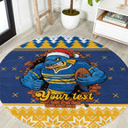 Parramatta Angry Eels Personalized Round Carpet Christmas Rugby League Spirit - Aussie Hoodie