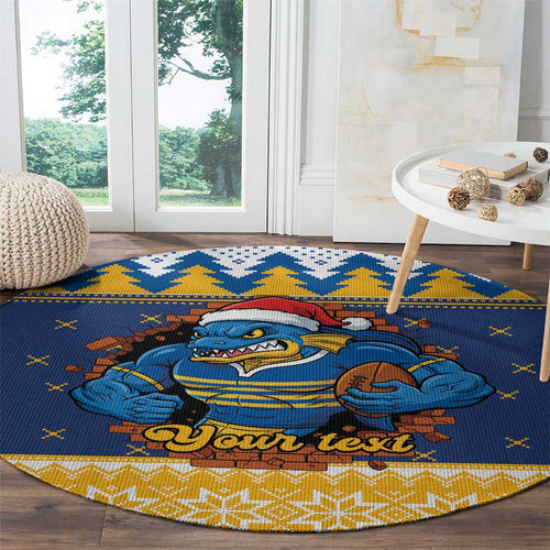 Parramatta Angry Eels Personalized Round Carpet Christmas Rugby League Spirit - Aussie Hoodie