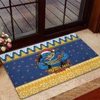 Parramatta Angry Eels Personalized Rubber Doormat Christmas Rugby League Spirit - Aussie Hoodie