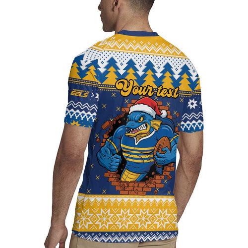 Parramatta Angry Eels Personalized Rugby Jersey Christmas Rugby League Spirit - Aussie Hoodie