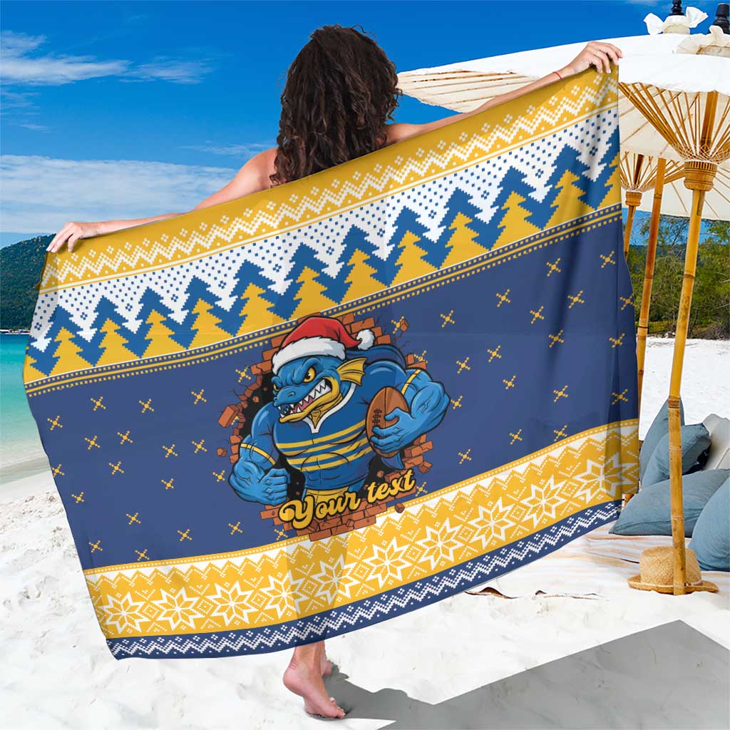 Parramatta Angry Eels Personalized Sarong Christmas Rugby League Spirit - Aussie Hoodie