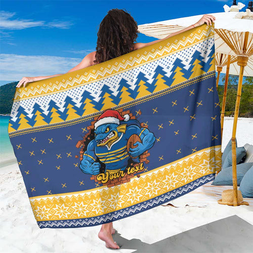 Parramatta Angry Eels Personalized Sarong Christmas Rugby League Spirit - Aussie Hoodie