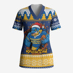 Parramatta Angry Eels Personalized Scrub Top Christmas Rugby League Spirit - Aussie Hoodie