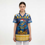 Parramatta Angry Eels Personalized Scrub Top Christmas Rugby League Spirit - Aussie Hoodie