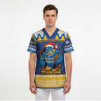 Parramatta Angry Eels Personalized Scrub Top Christmas Rugby League Spirit - Aussie Hoodie