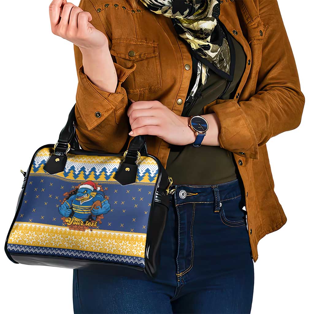 Parramatta Angry Eels Personalized Shoulder Handbag Christmas Rugby League Spirit - Aussie Hoodie