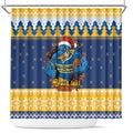 Parramatta Angry Eels Personalized Shower Curtain Christmas Rugby League Spirit - Aussie Hoodie