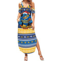 Parramatta Angry Eels Personalized Summer Maxi Dress Christmas Rugby League Spirit - Aussie Hoodie