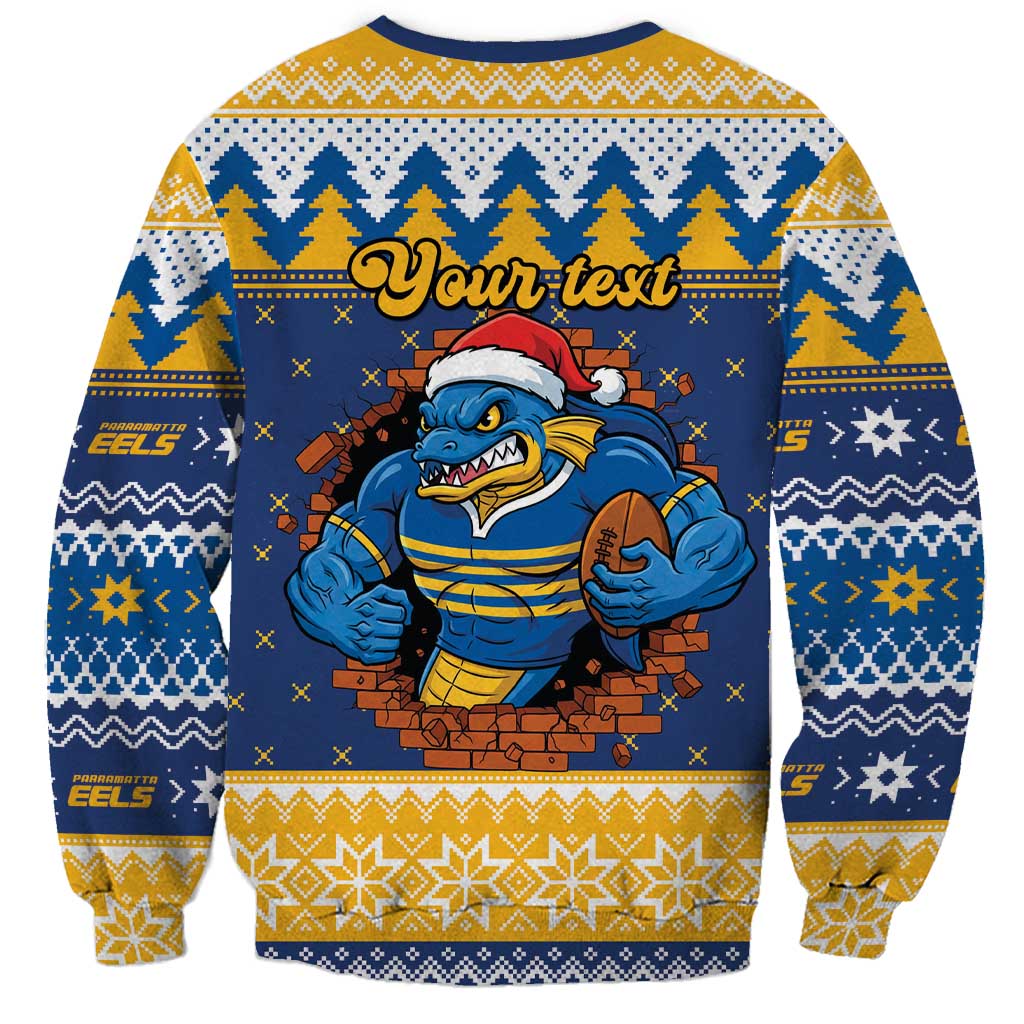 Parramatta Angry Eels Personalized Sweatshirt Christmas Rugby League Spirit - Aussie Hoodie
