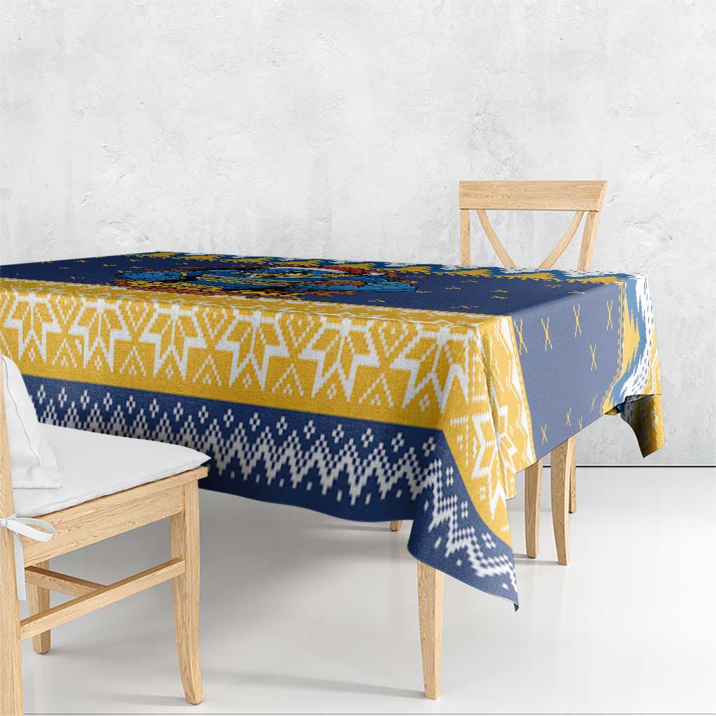 Parramatta Angry Eels Personalized Tablecloth Christmas Rugby League Spirit - Aussie Hoodie