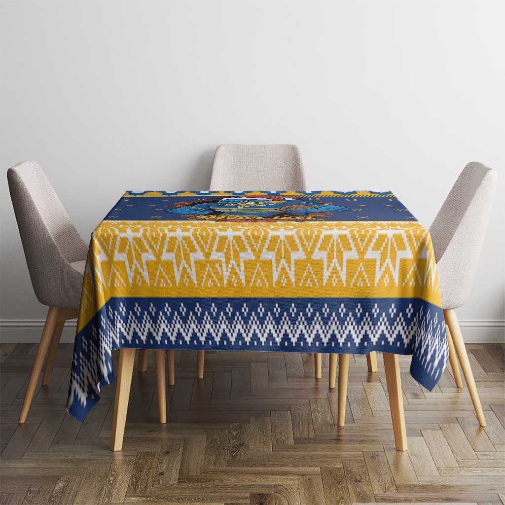 Parramatta Angry Eels Personalized Tablecloth Christmas Rugby League Spirit - Aussie Hoodie