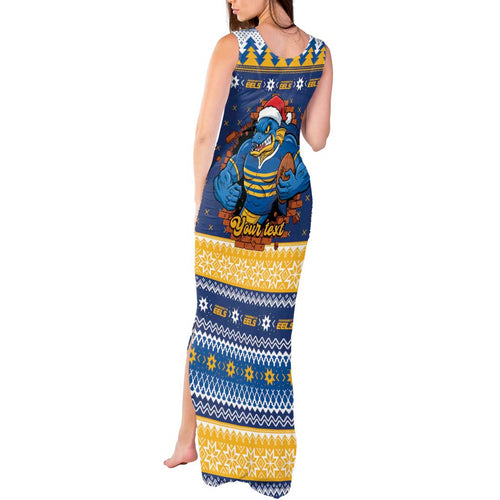 Parramatta Angry Eels Personalized Tank Maxi Dress Christmas Rugby League Spirit - Aussie Hoodie