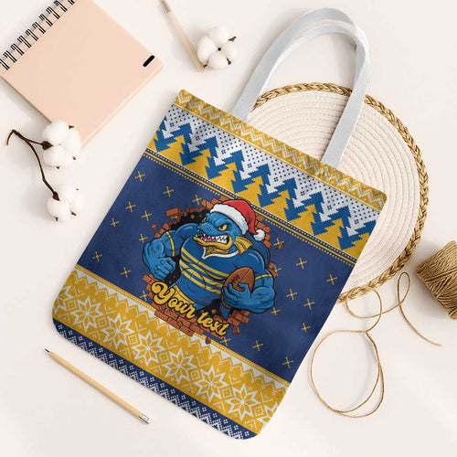 Parramatta Angry Eels Personalized Tote Bag Christmas Rugby League Spirit - Aussie Hoodie