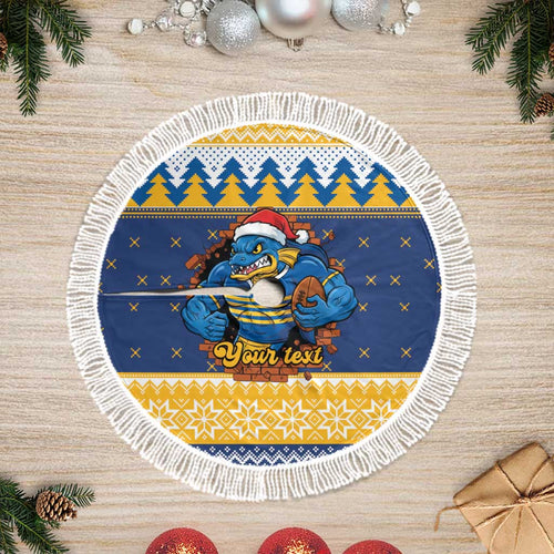 Parramatta Angry Eels Personalized Tree Skirt Christmas Rugby League Spirit - Aussie Hoodie