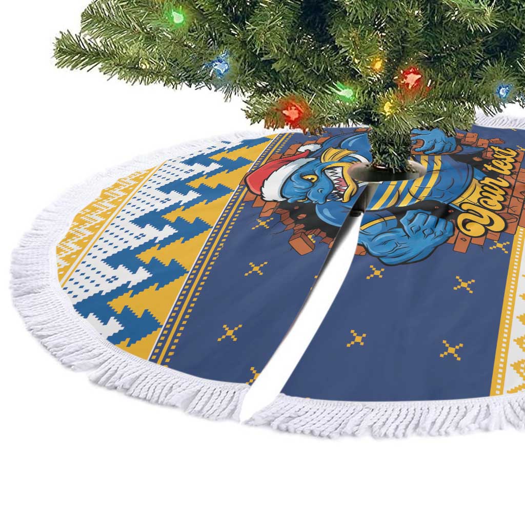 Parramatta Angry Eels Personalized Tree Skirt Christmas Rugby League Spirit - Aussie Hoodie