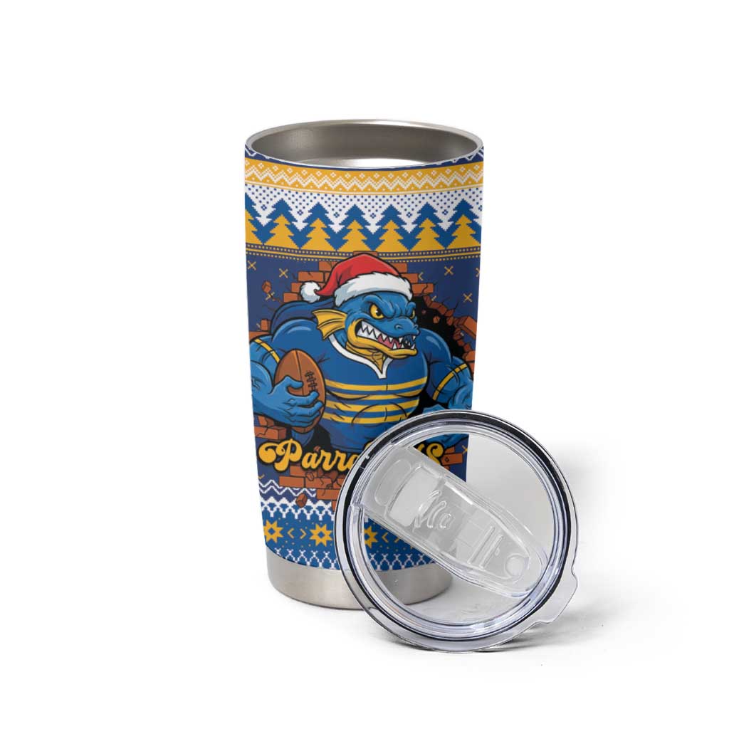Parramatta Angry Eels Personalized Tumbler Cup Christmas Rugby League Spirit - Aussie Hoodie