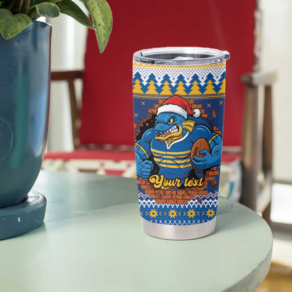 Parramatta Angry Eels Personalized Tumbler Cup Christmas Rugby League Spirit - Aussie Hoodie