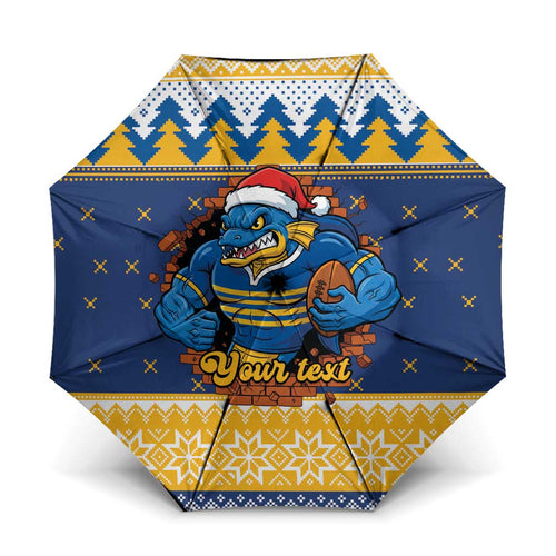 Parramatta Angry Eels Personalized Umbrella Christmas Rugby League Spirit - Aussie Hoodie