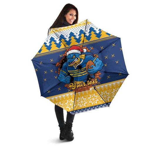 Parramatta Angry Eels Personalized Umbrella Christmas Rugby League Spirit - Aussie Hoodie