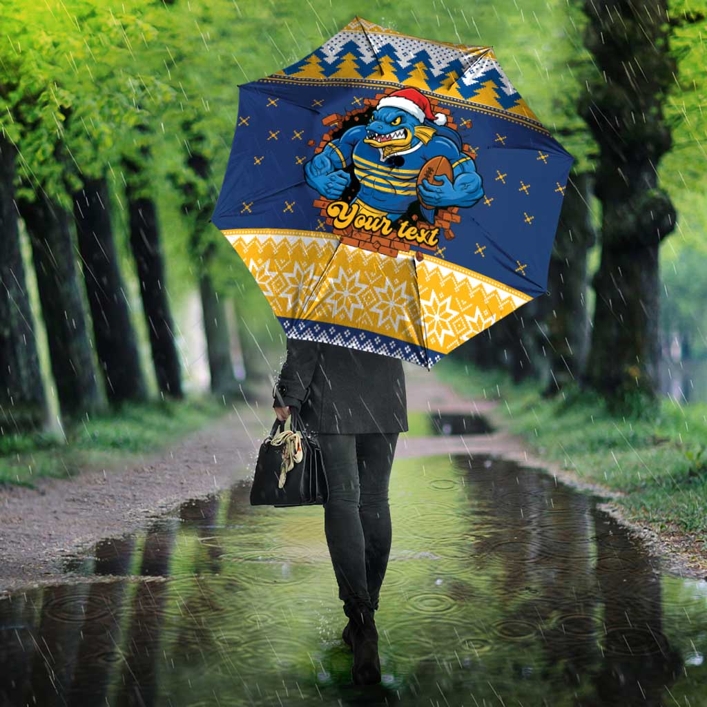 Parramatta Angry Eels Personalized Umbrella Christmas Rugby League Spirit - Aussie Hoodie