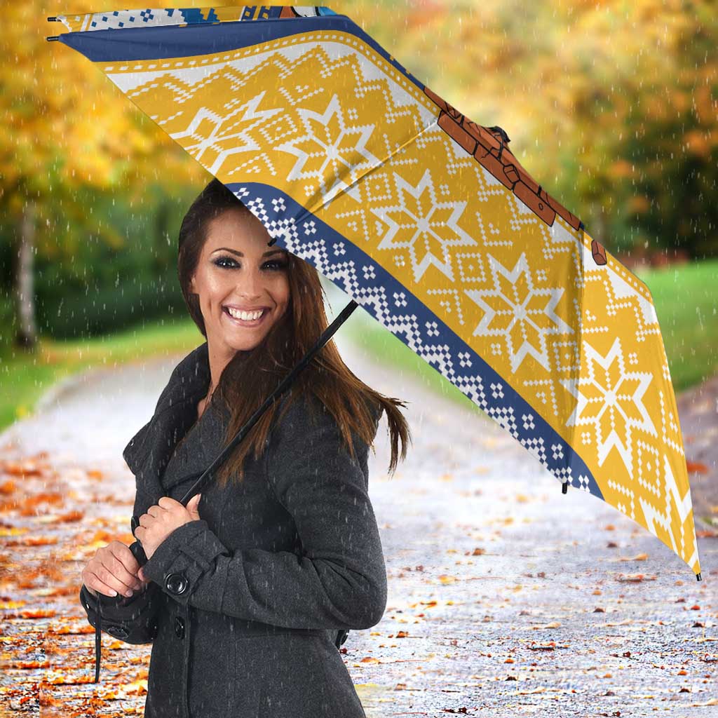 Parramatta Angry Eels Personalized Umbrella Christmas Rugby League Spirit - Aussie Hoodie