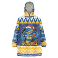 Parramatta Angry Eels Personalized Wearable Blanket Hoodie Christmas Rugby League Spirit - Aussie Hoodie
