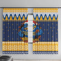 Parramatta Angry Eels Personalized Window Curtain Christmas Rugby League Spirit - Aussie Hoodie