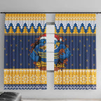 Parramatta Angry Eels Personalized Window Curtain Christmas Rugby League Spirit - Aussie Hoodie