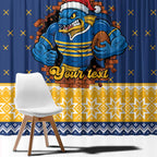 Parramatta Angry Eels Personalized Window Curtain Christmas Rugby League Spirit - Aussie Hoodie