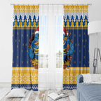 Parramatta Angry Eels Personalized Window Curtain Christmas Rugby League Spirit - Aussie Hoodie