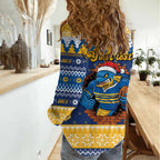 Parramatta Angry Eels Personalized Women Casual Shirt Christmas Rugby League Spirit - Aussie Hoodie