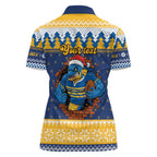 Parramatta Angry Eels Personalized Women Polo Shirt Christmas Rugby League Spirit - Aussie Hoodie