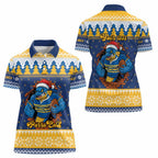 Parramatta Angry Eels Personalized Women Polo Shirt Christmas Rugby League Spirit - Aussie Hoodie