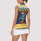 Parramatta Angry Eels Personalized Women Sleeveless Polo Shirt Christmas Rugby League Spirit - Aussie Hoodie