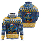 Parramatta Angry Eels Personalized Zip Hoodie Christmas Rugby League Spirit - Aussie Hoodie