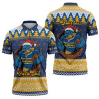 Parramatta Angry Eels Personalized Zipper Polo Shirt Christmas Rugby League Spirit - Aussie Hoodie